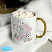 Personalised Me to You Cosy Winter Gold Handled Mug Extra Image 2 Preview